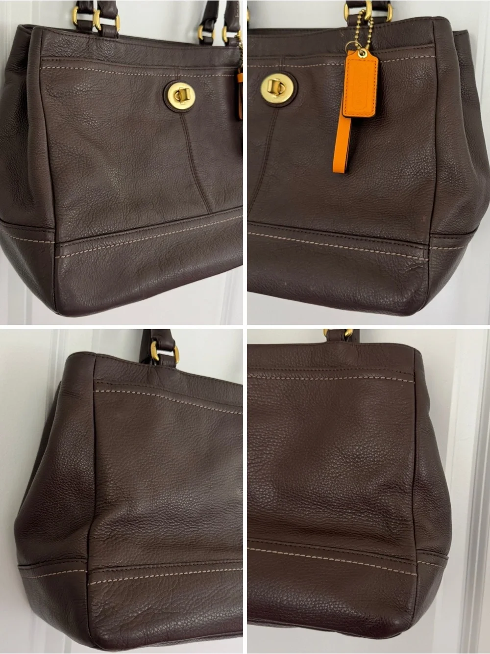 Coach Park Leather Carry-All